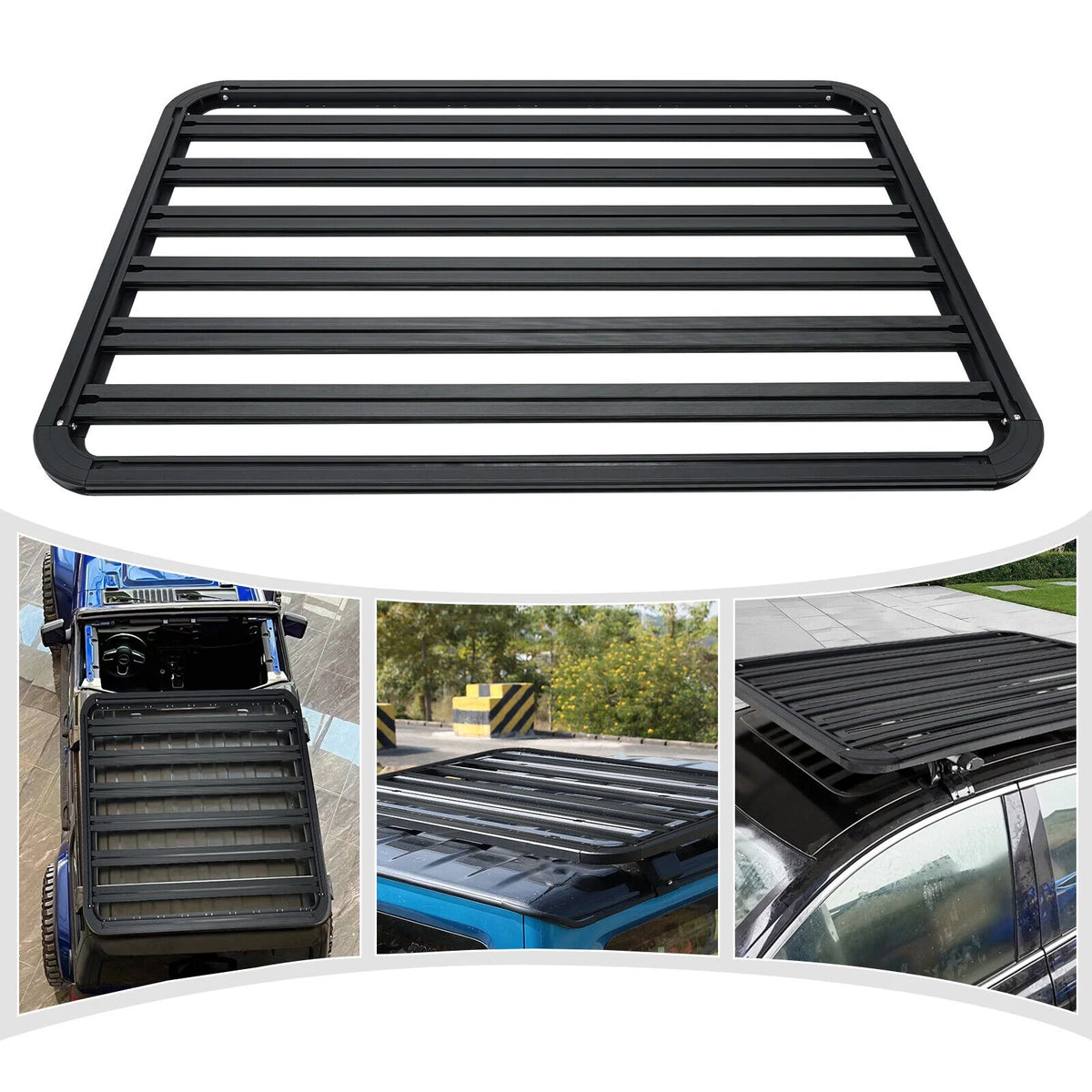 63"x43" Aluminum Cargo Luggage Carrier N2849