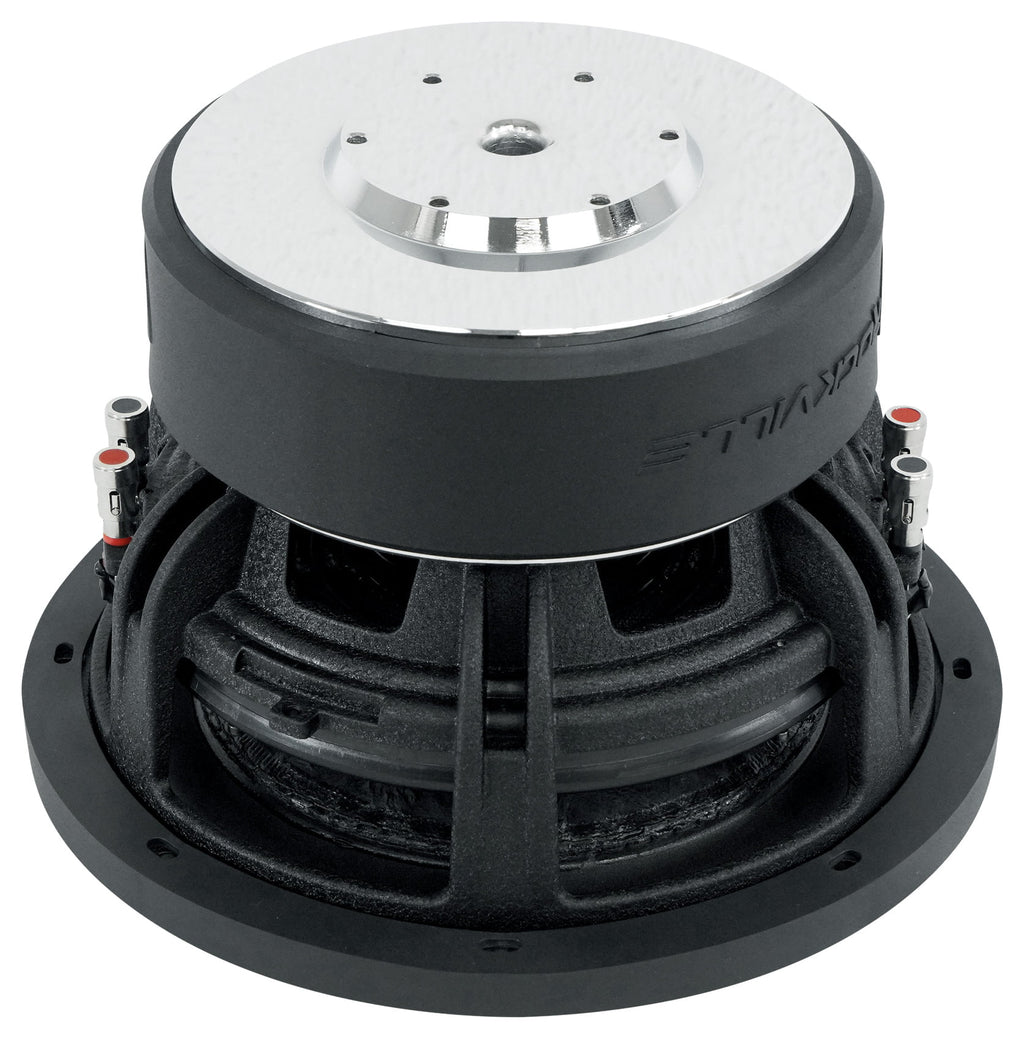 10" 6400 Watt Car Subwoofers with Mono Amplifier and Copper Amp Kit J1673