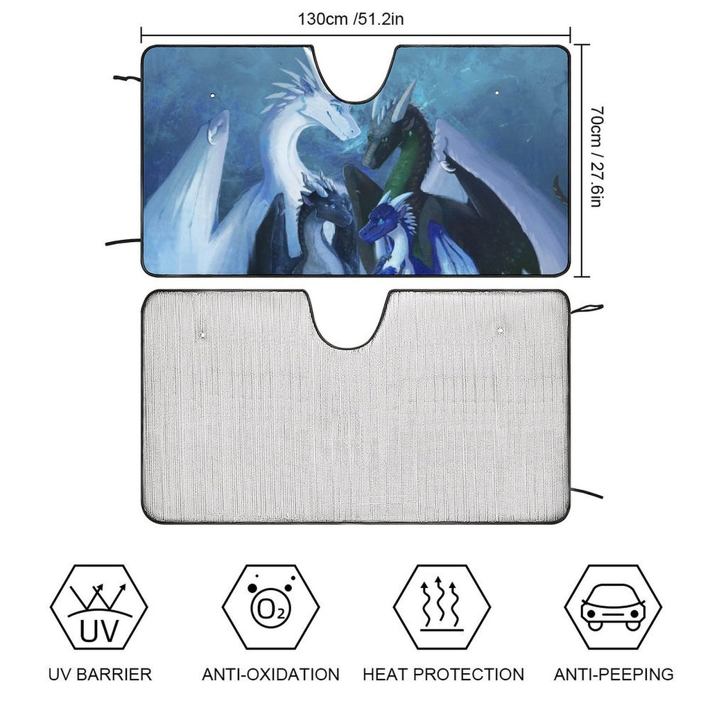 Foldable Reflective Car Windshield Sunshade G6648