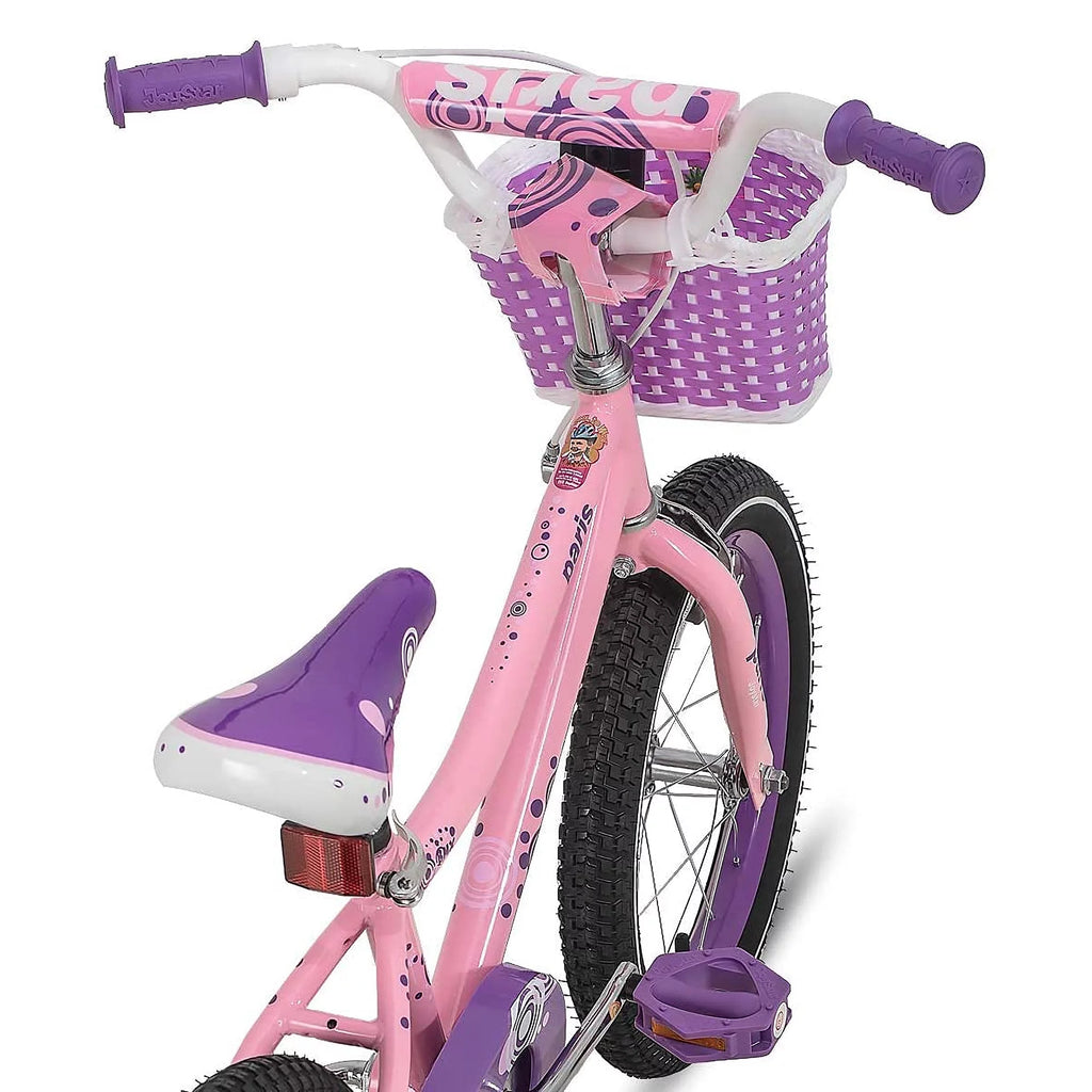 18 Inch Girls Training Wheel Bike Y14371