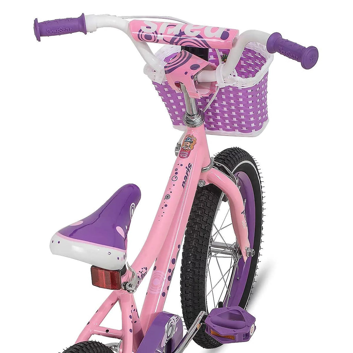 18 Inch Girls Training Wheel Bike Y14371