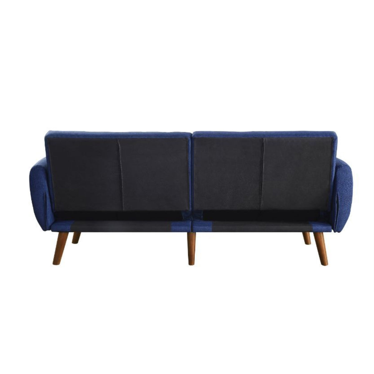 Blue Linen Adjustable Sofa W5892
