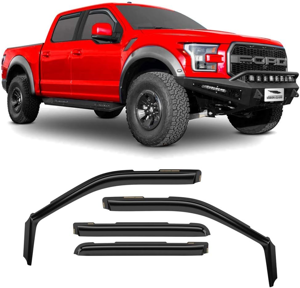 4 Pieces In-Channel Window Deflectors for Trucks X872180