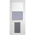 White High-view Wood Core Storm Door P34899