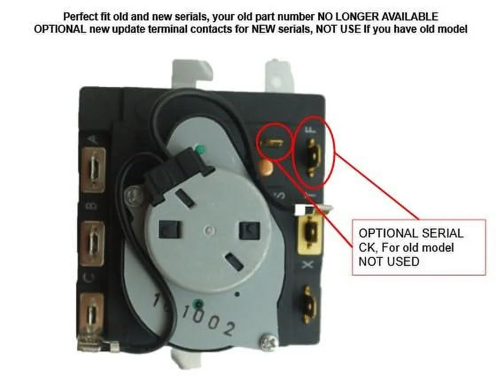 Compatible with GE Dryer Timer D9515