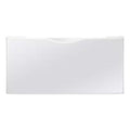 White Laundry Pedestal with Storage Drawer D16889
