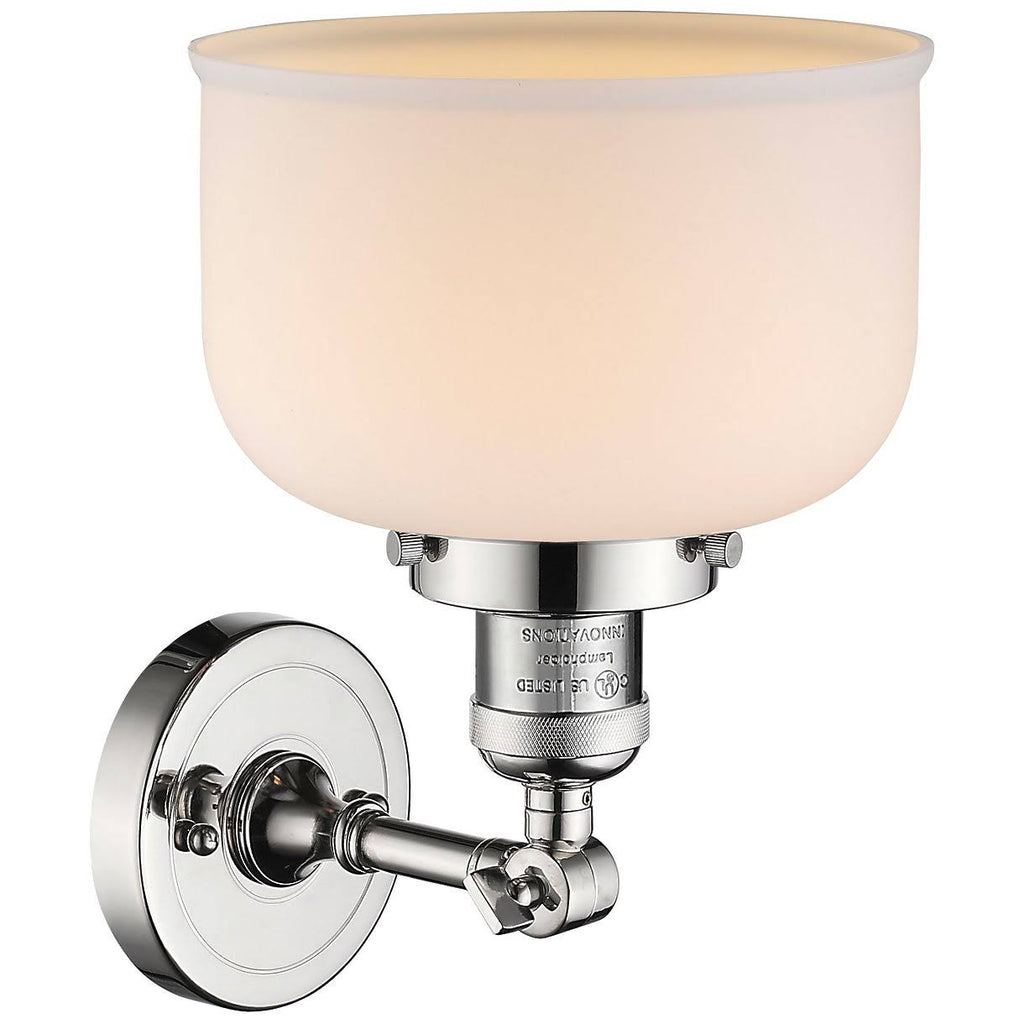 Large Bell 1 Light Sconce LED (Nickel) T4983