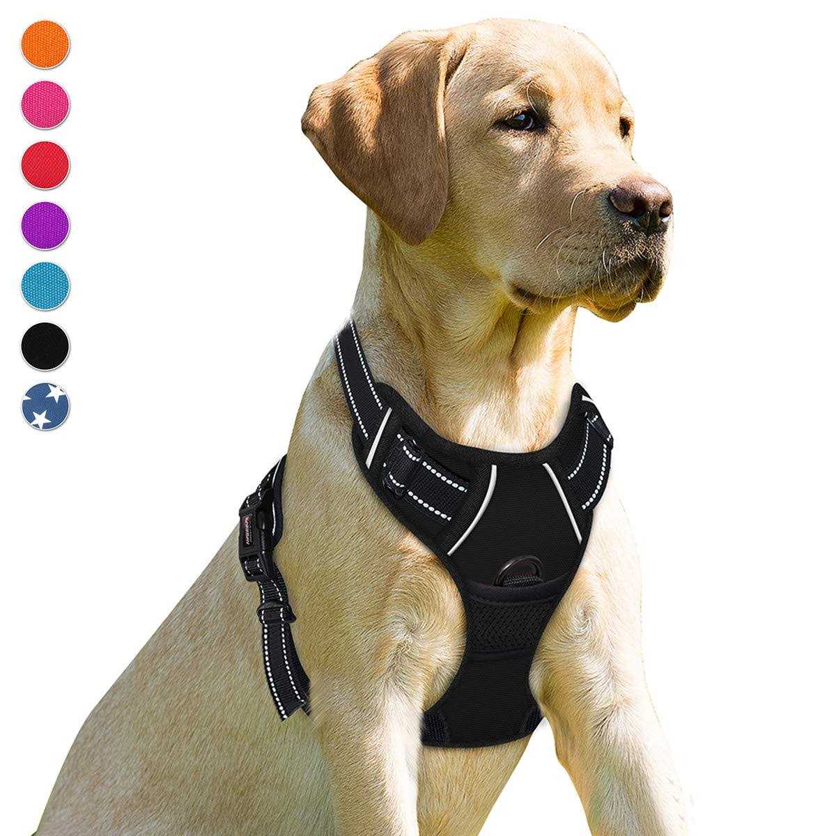 No Pull Reflective Dog Harness with Easy Control Handle I241