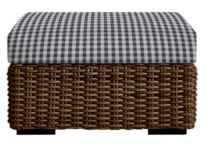 Indoor Outdoor Single Ottoman Cushion, 23" x 19" x 4" L754238