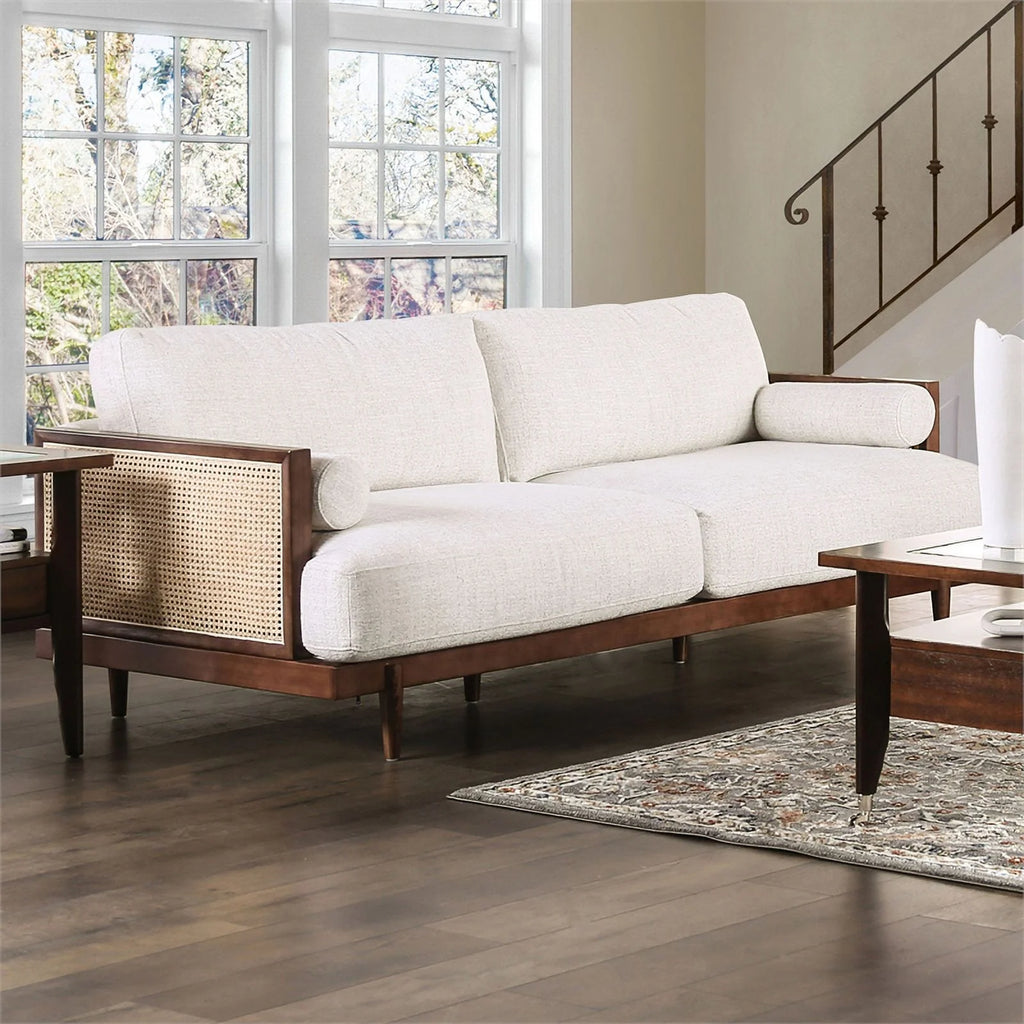 Solid Wood Sofa Set in Walnut V944267