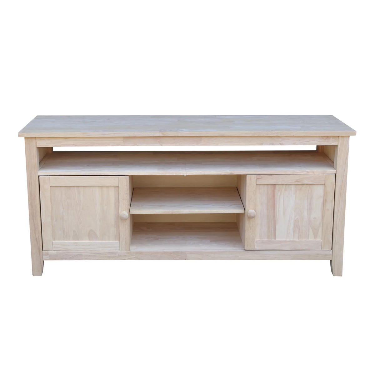 Solid Wood TV Stand with 2 Doors K34530