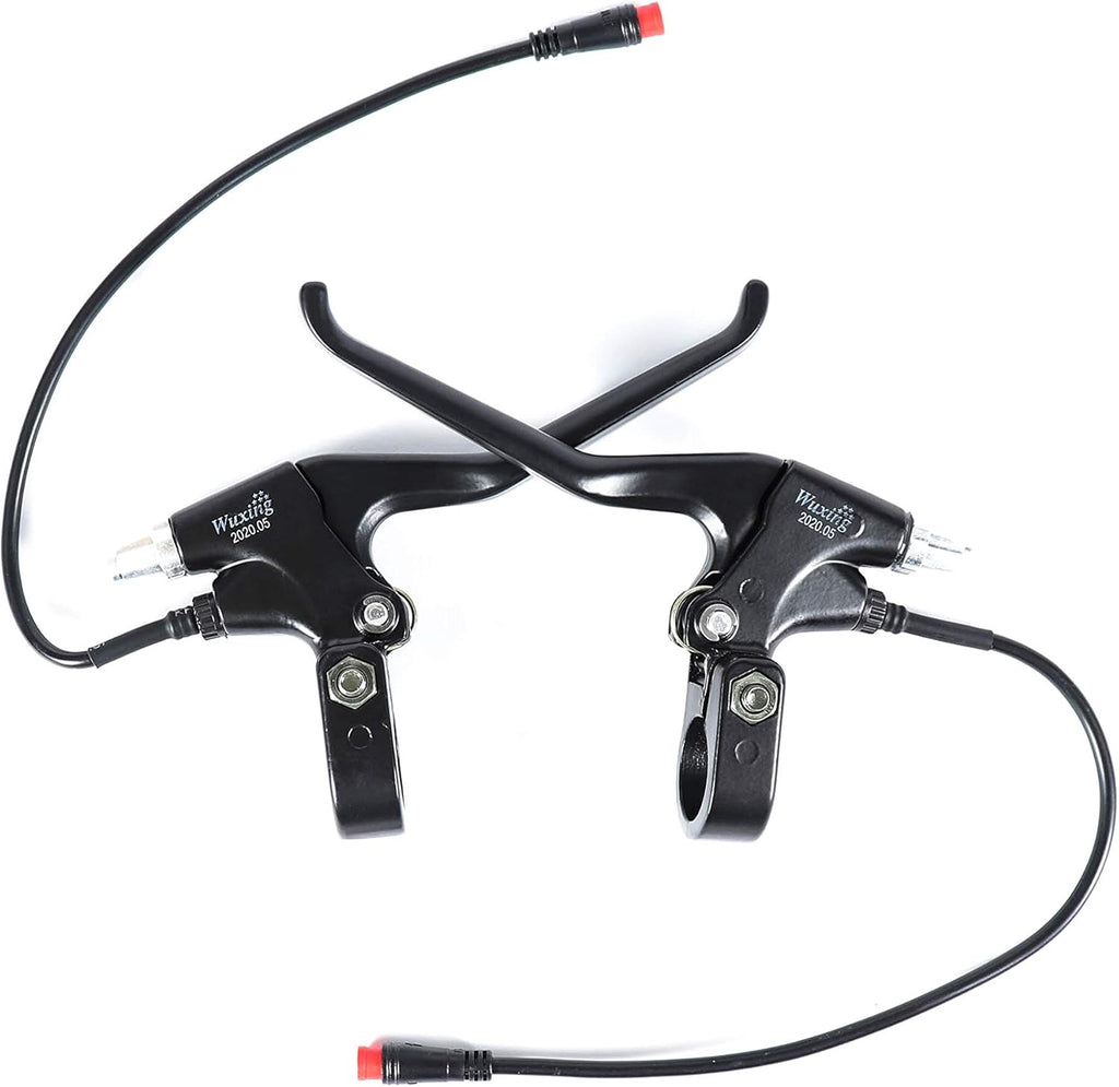 1 Pair Left & Right Waterproof Electronic Brake Lever Set for Electric Bicycle E925256
