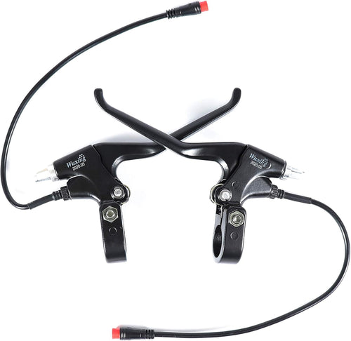 1 Pair Left & Right Waterproof Electronic Brake Lever Set for Electric Bicycle E925256