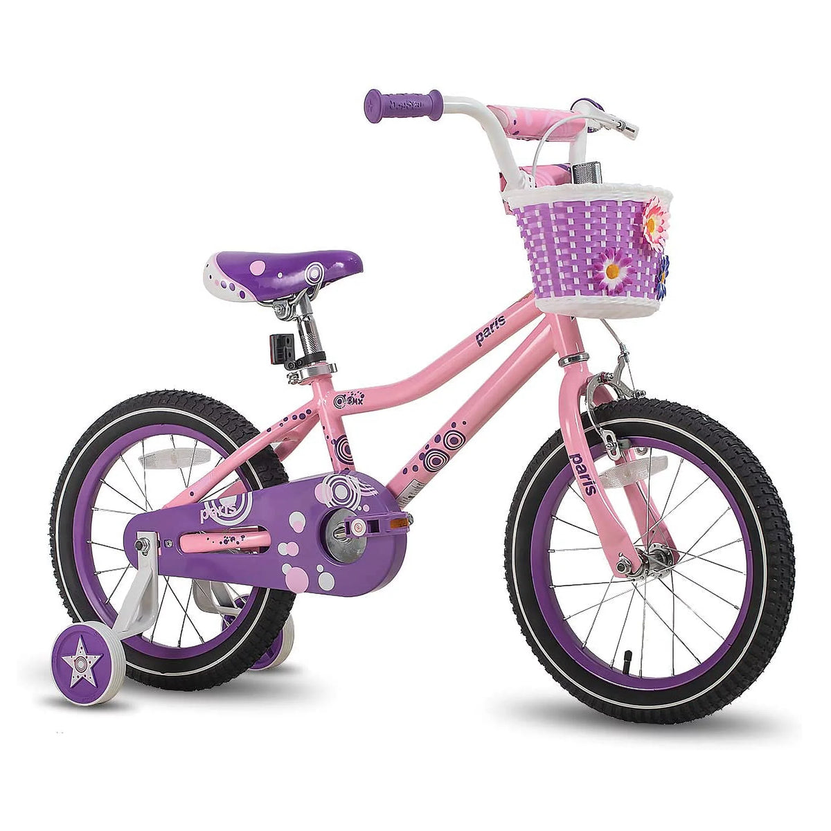 18 Inch Girls Training Wheel Bike Y14371