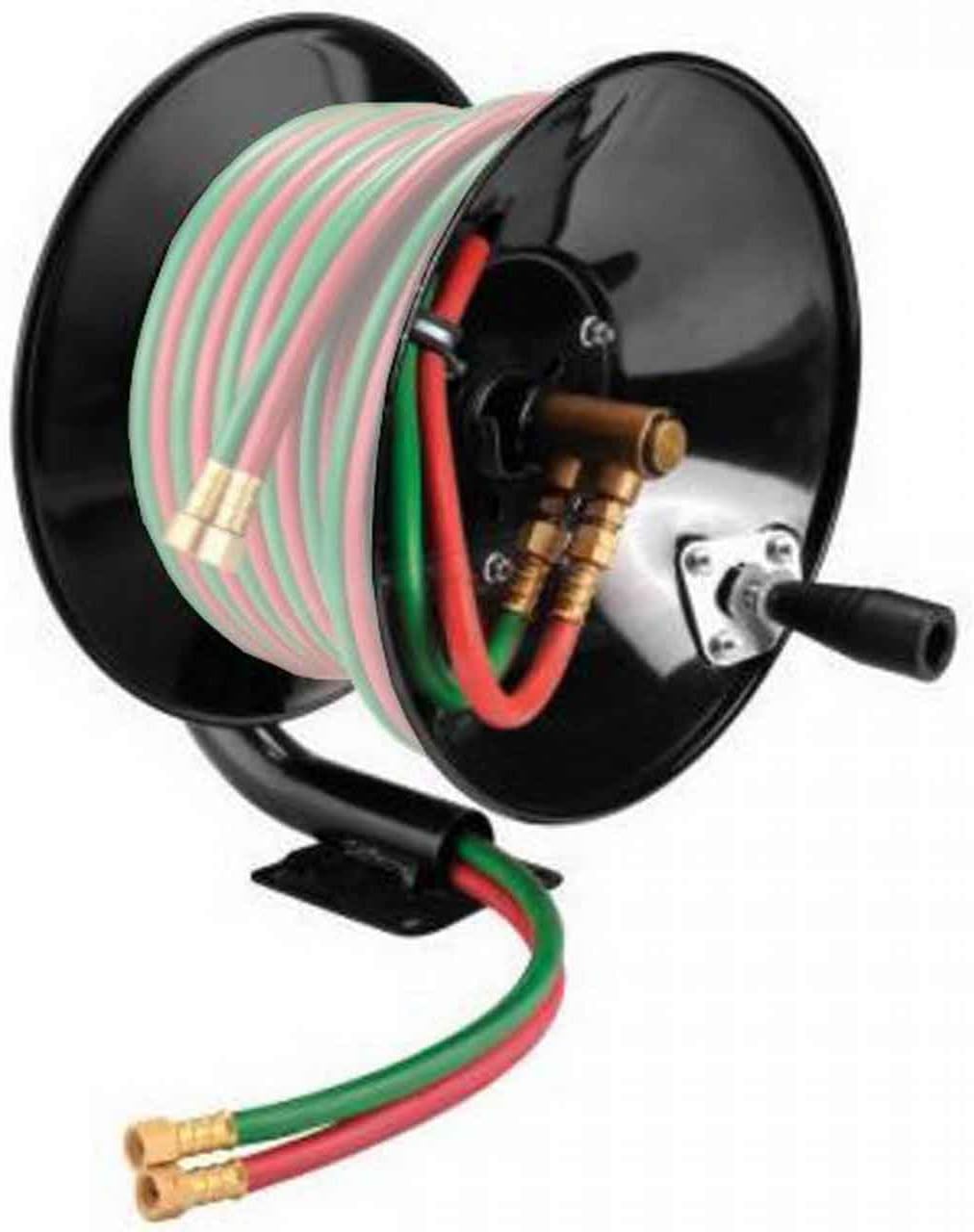 Manual Hose Reel for 100 ft Twin Gas Hose H2856
