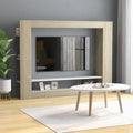 White Sonoma Oak Chipboard TV Cabinet S346334