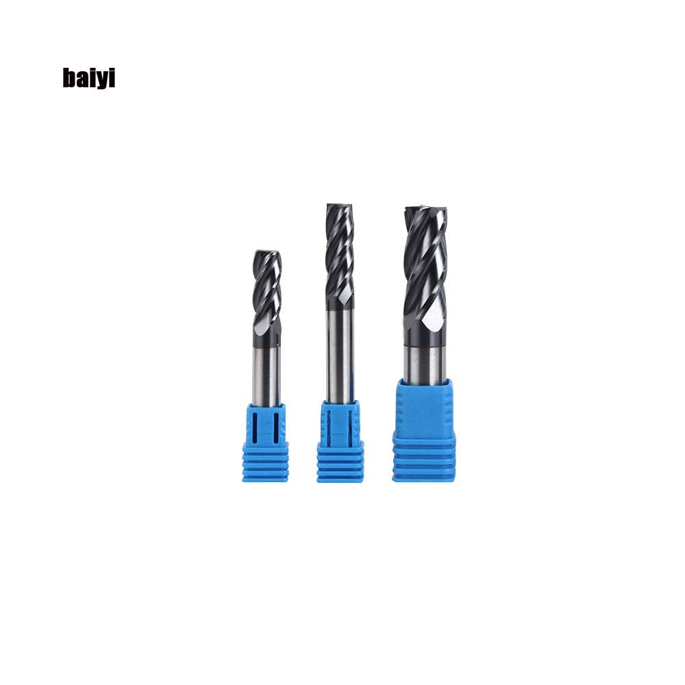 1/8 Carbide Square End Mill, 4 Flute, AlTiN Coating O18567