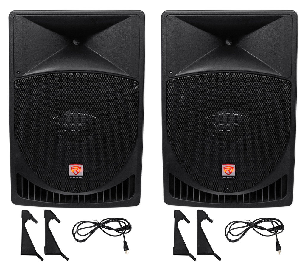 15" Powered Active 2-Way DJ PA Speakers U569