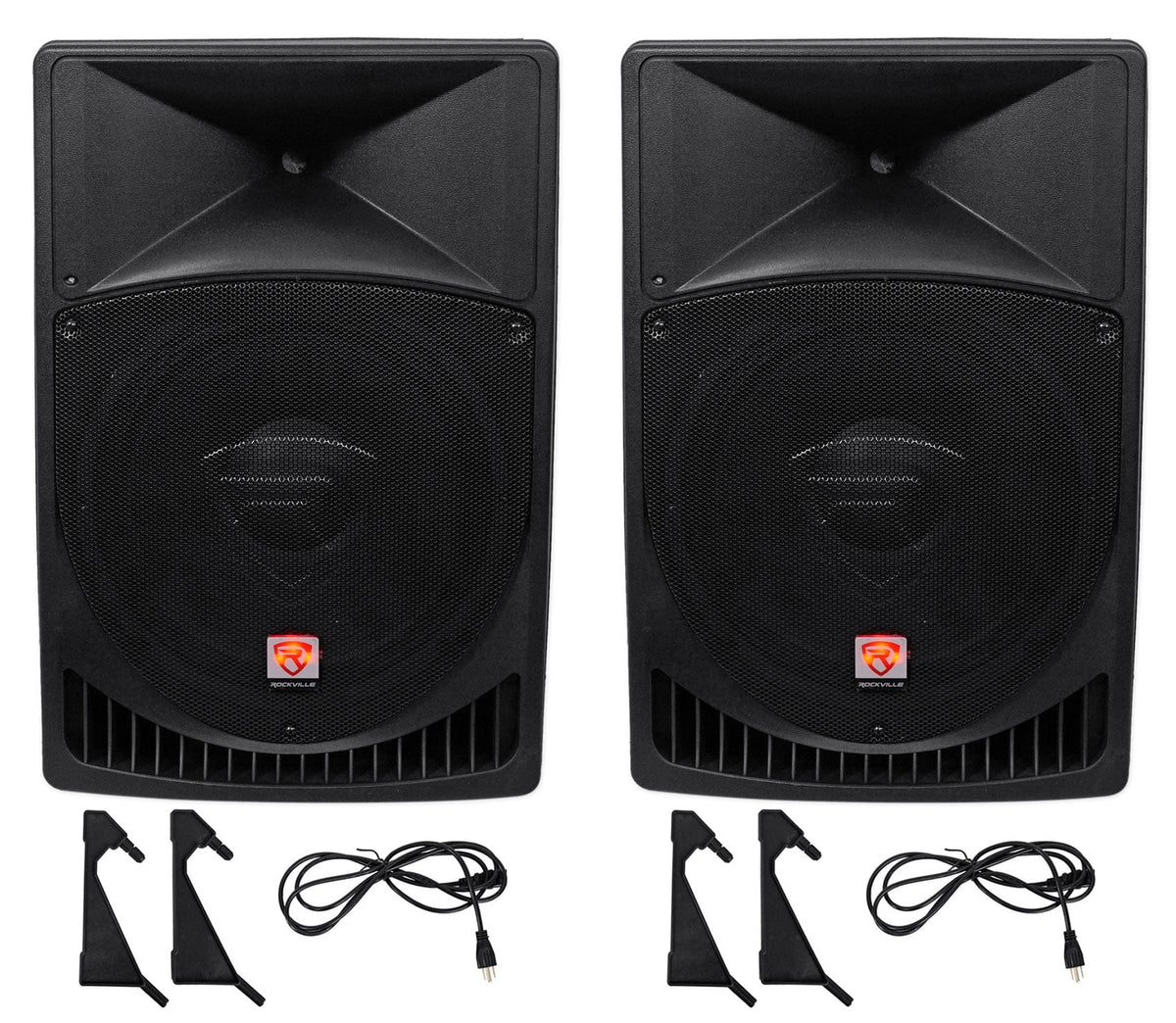 15" Powered Active 2-Way DJ PA Speakers U569