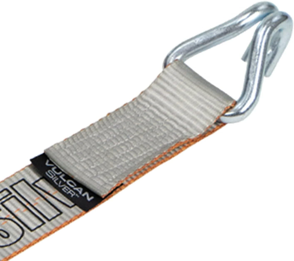 Winch Strap with Heavy Wire Hook, 2 Inch x 15 Foot, 4 Pack, 3,300 Pound Safe Working Load O75194