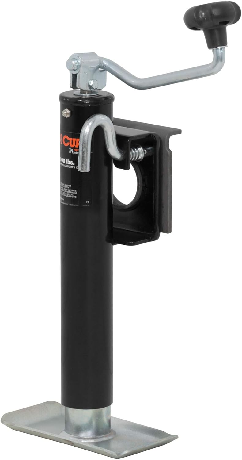 Swivel Trailer Jack, 2,000 lbs., 10-1/2 Inches Vertical Travel, Pack of 2 J906757