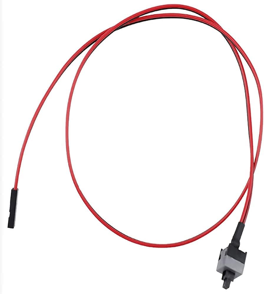2 Pin PC Power Switch Cable 55CM Pack of 2 H5485