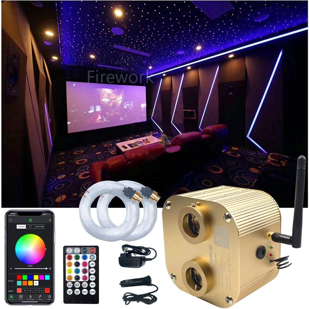 Bluetooth 20W RGBW LED Headliner Light Kit with APP Remote, 900pcs 13.1ft L288487