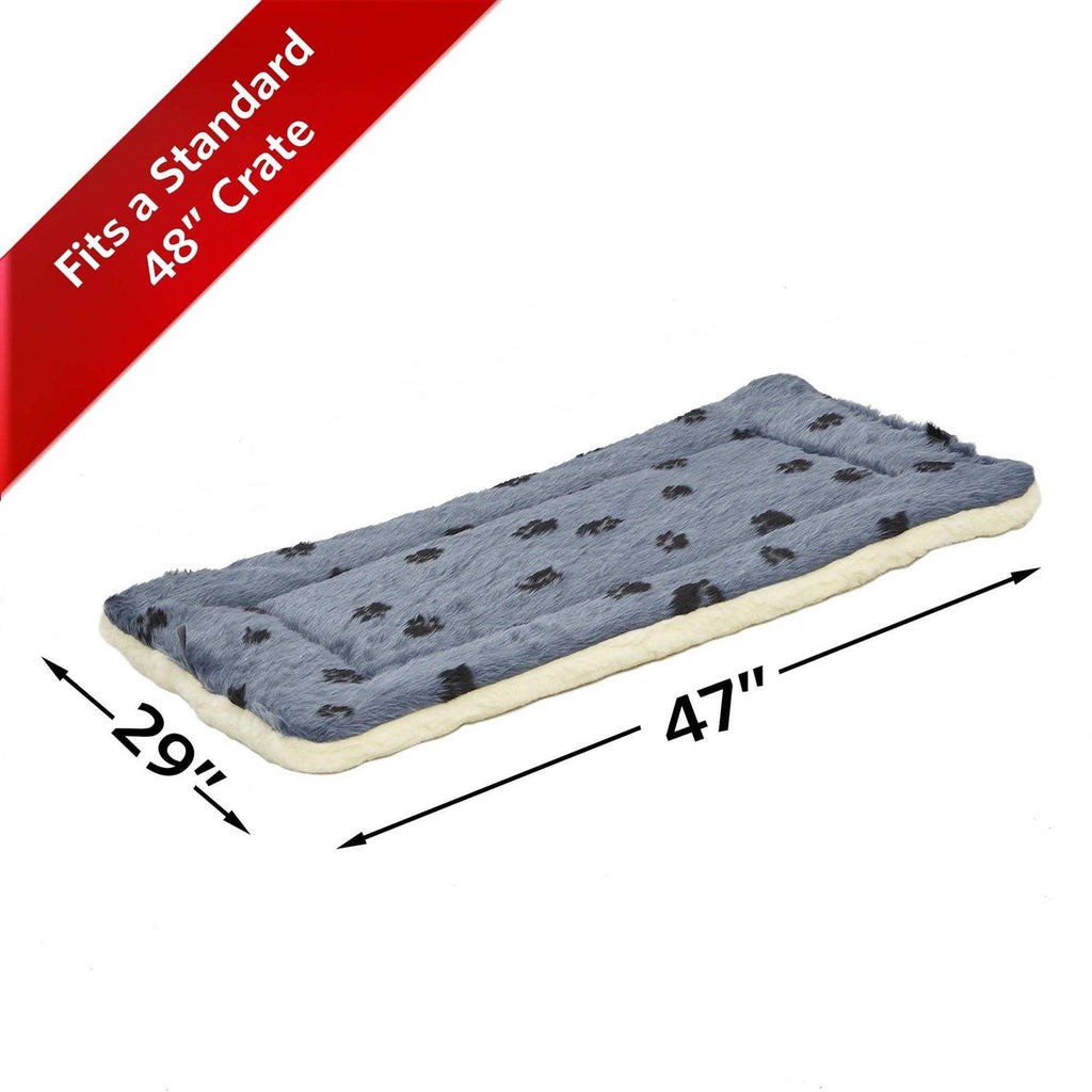 Reversible Paw-Print Pet Bed Z856