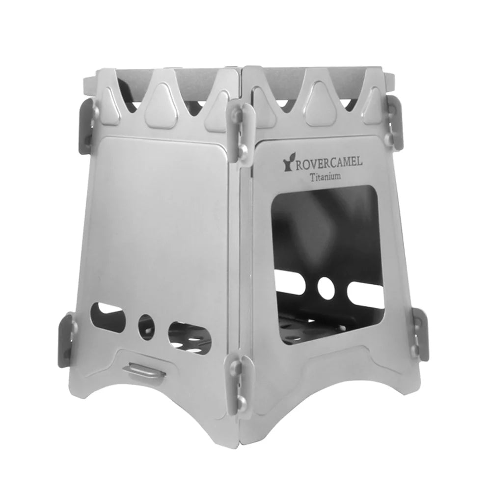 Titanium Wood Burning Camping Stove Y587957