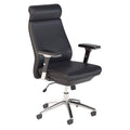 Black Leather Executive Office Chair Y9857