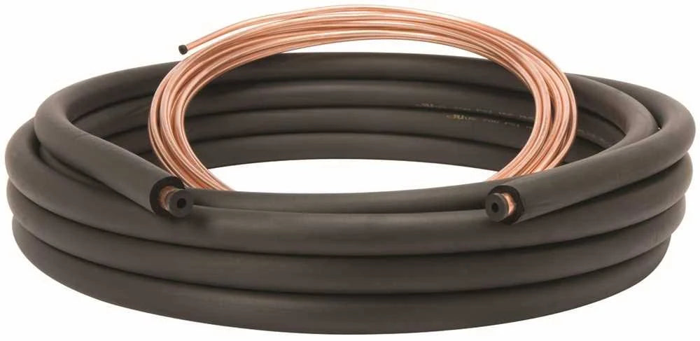 Standard Air Conditioner Line Set, 3/8 in. Liquid Line x 1-1/8 in. Suction Line with 3/4 in. Insulation, 50 ft. Long G6926