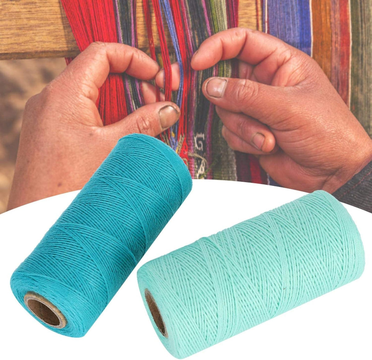 2 Rolls 8/4 Cotton Loom Warp Yarn S236