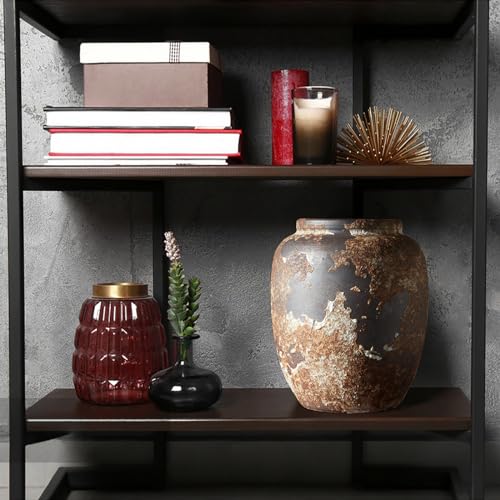 Terracotta Stone Large Vase O5449