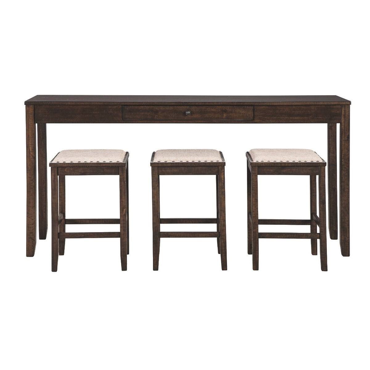 Rectangular 4 Piece Counter Height Dining Table Y2471