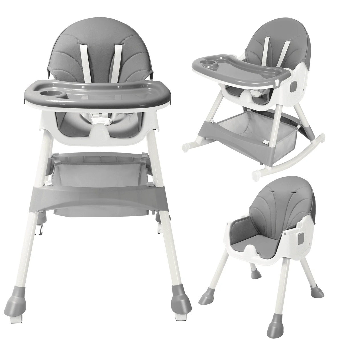 4-in-1 Convertible High Chair T9476