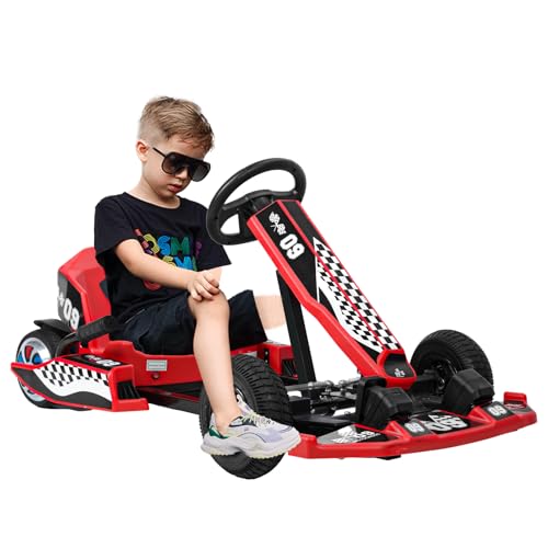 Electric Go Kart for Kids, 36V 350W Motor 16 MPH 4 Wheel Ride on Toy V91772