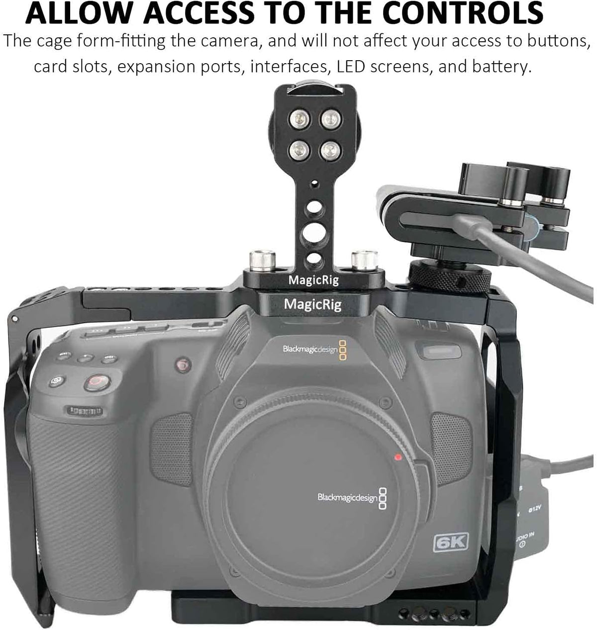 Camera Cage Kit with Top Handle and T5 SSD Mount Z2922