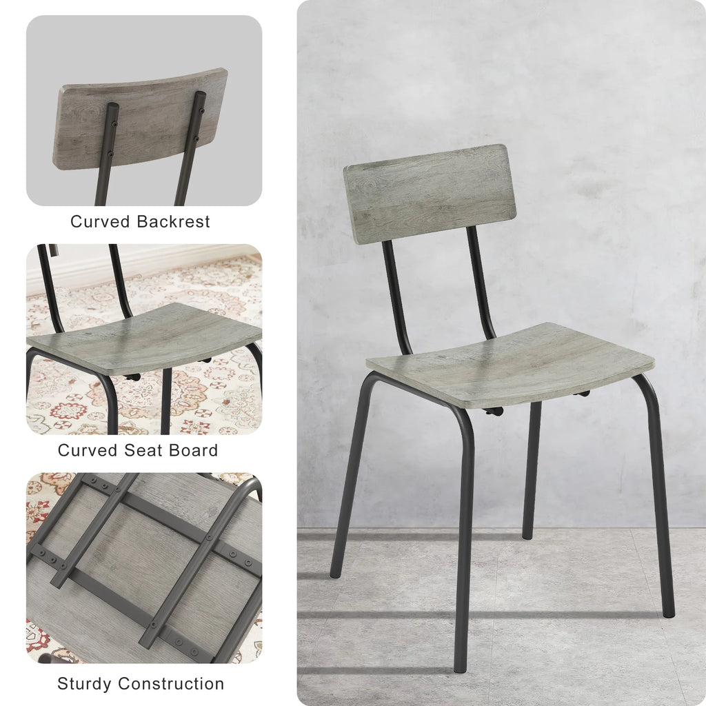 5-Piece Dining Table Set with Chairs V413