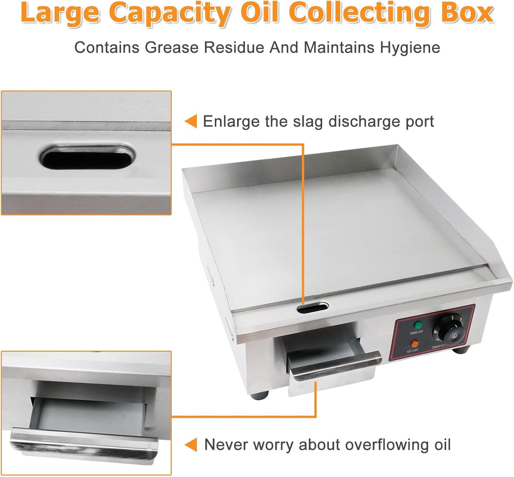30 Inch Electric Countertop Griddle A626043