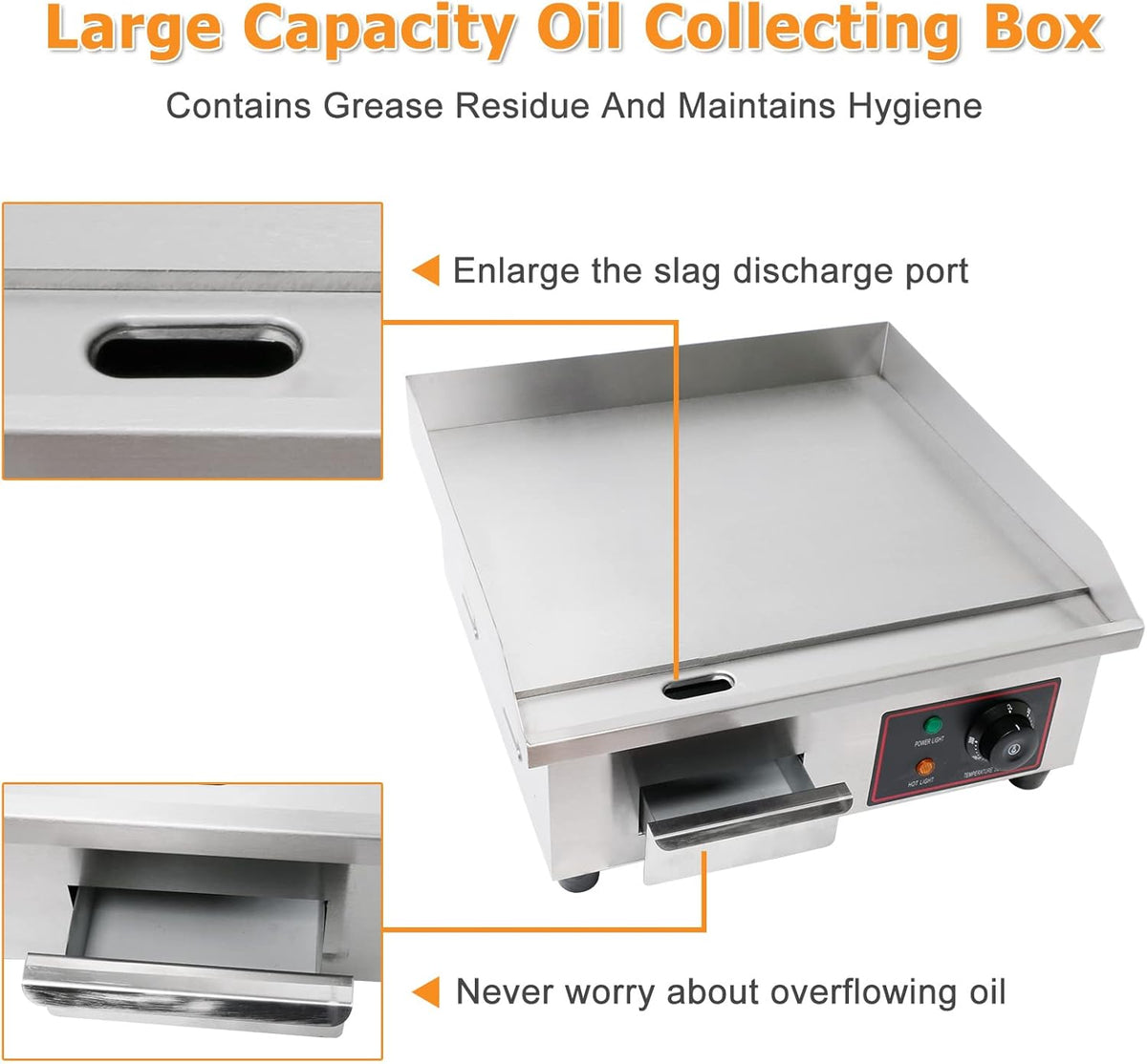 30 Inch Electric Countertop Griddle A626043