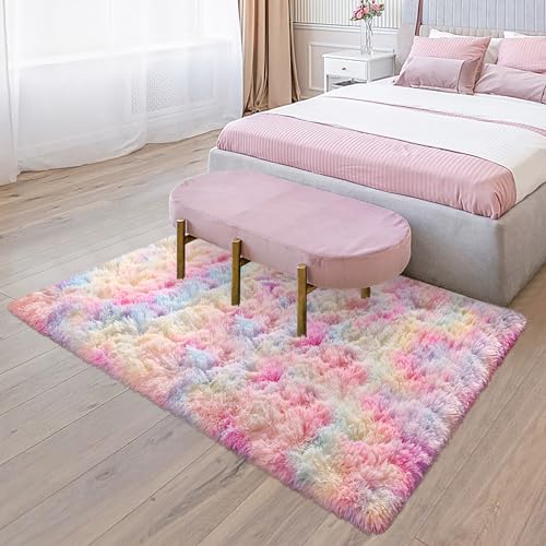 5x8 Fluffy Plush Shaggy Area Rug X190