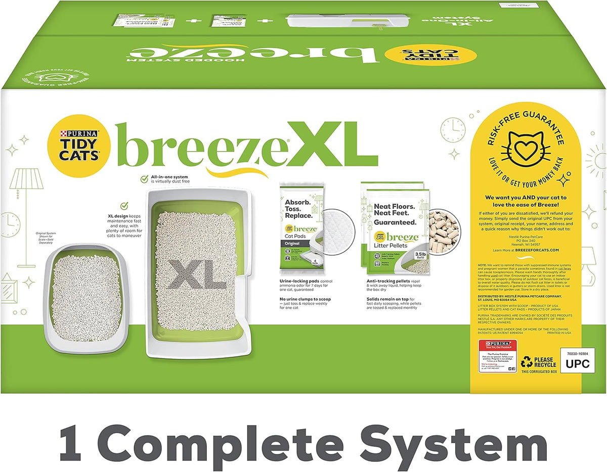 XL Cat Litter Box System Starter Kit with Pads & Pellets J967530