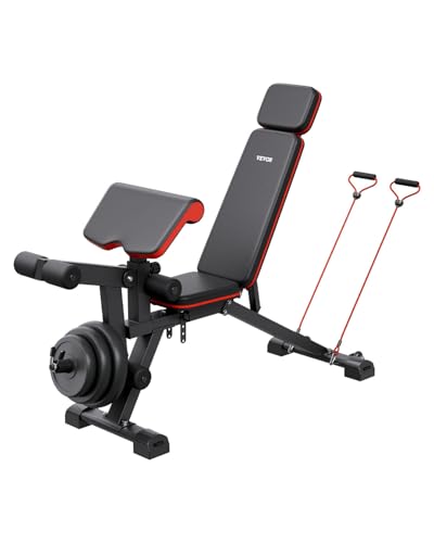 800lbs Adjustable Weight Bench with Leg Extension R60129