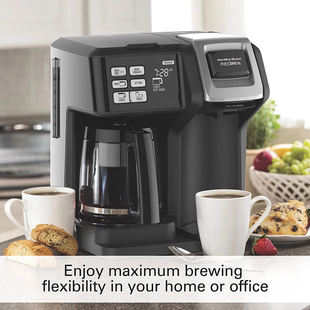 Black Programmable Coffee Maker I622