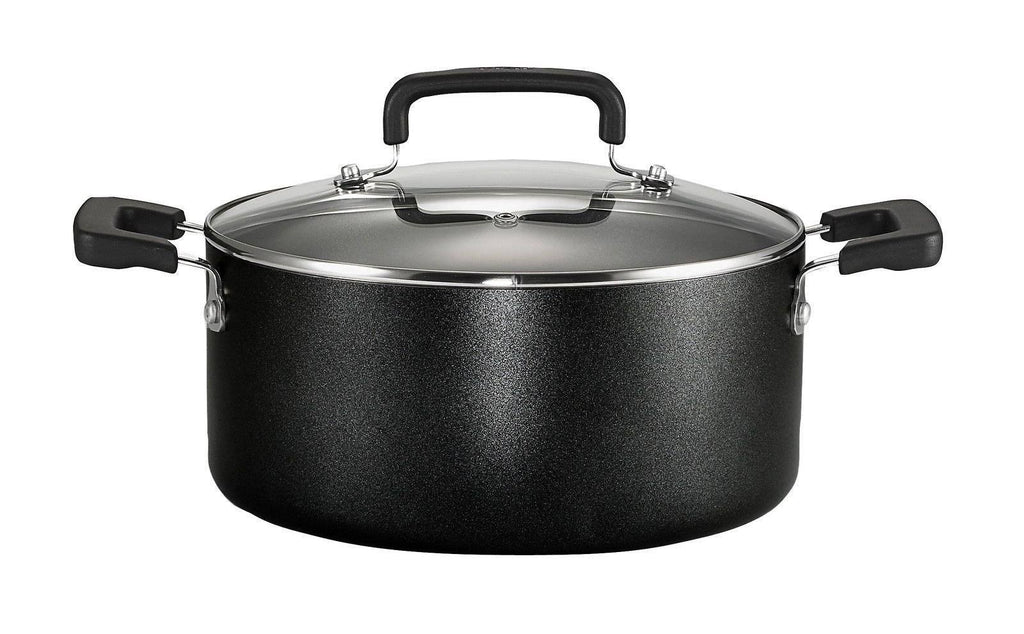 Nonstick 12-Piece Black Cookware Set H420008