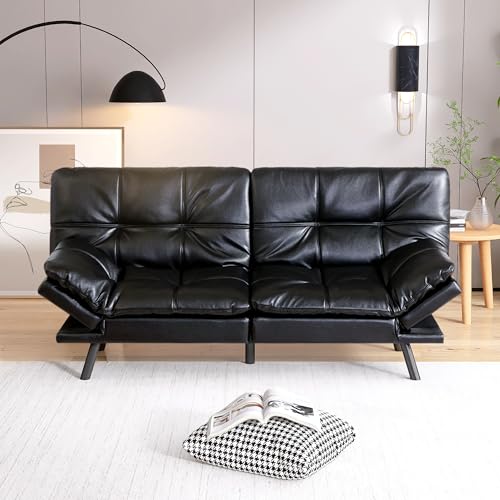 Grey Memory Foam Convertible Sofa Bed H726724