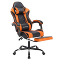 Ergonomic Gaming Chair with Footrest and Massage B864411