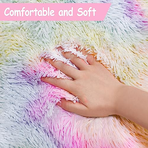 5x8 Fluffy Plush Shaggy Area Rug X190