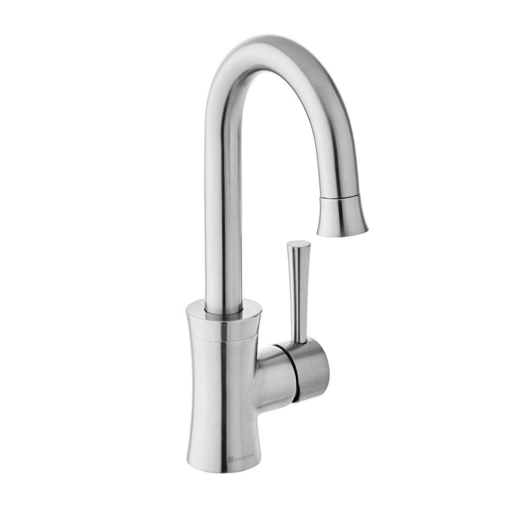 Single-Handle Bar Faucet in Stainless Steel O4868
