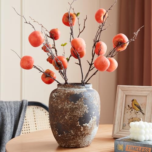 Terracotta Stone Large Vase O5449